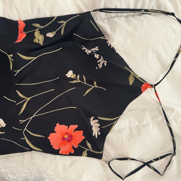 Reformation Halter Neck Midi Dress with Low Back | size 6 - Picture 9 of 10